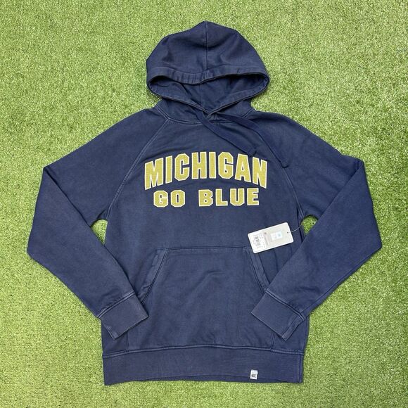 Michigan Wolverines NCAA Colosseum Athletics Hoodie Sweatshirt Mens Medium NWT - Picture 1 of 6